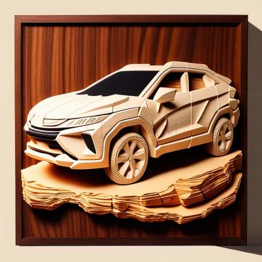 3D модель Mitsubishi Eclipse Cross (STL)